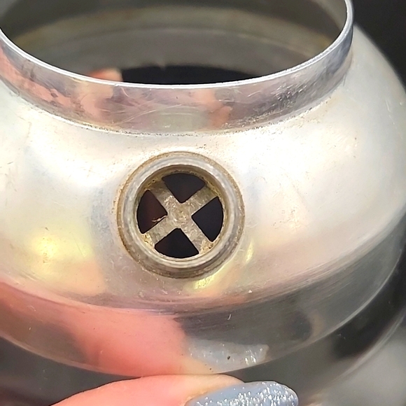 Vintage Art Deco Handblown Heavy Glass Cocktail Shaker 9" - Picture 11 of 13